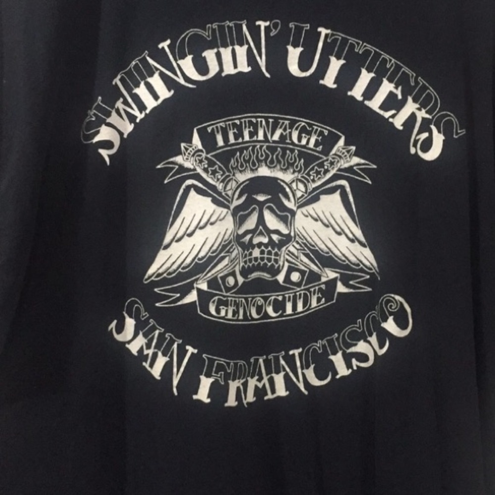Swingin Utters Punk Rock vintage band tshirt.